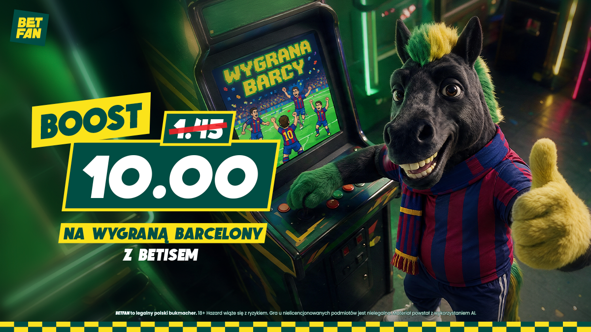 Boost 10.00 na wygraną Barcelony